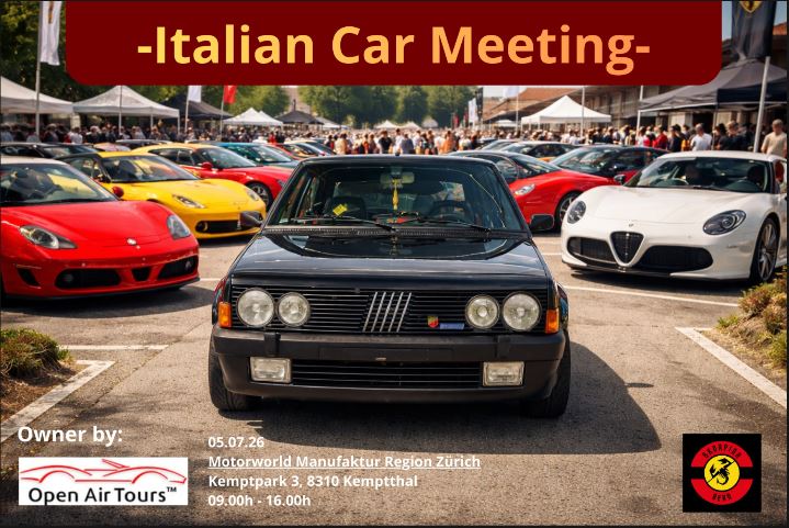 Italian car meeting